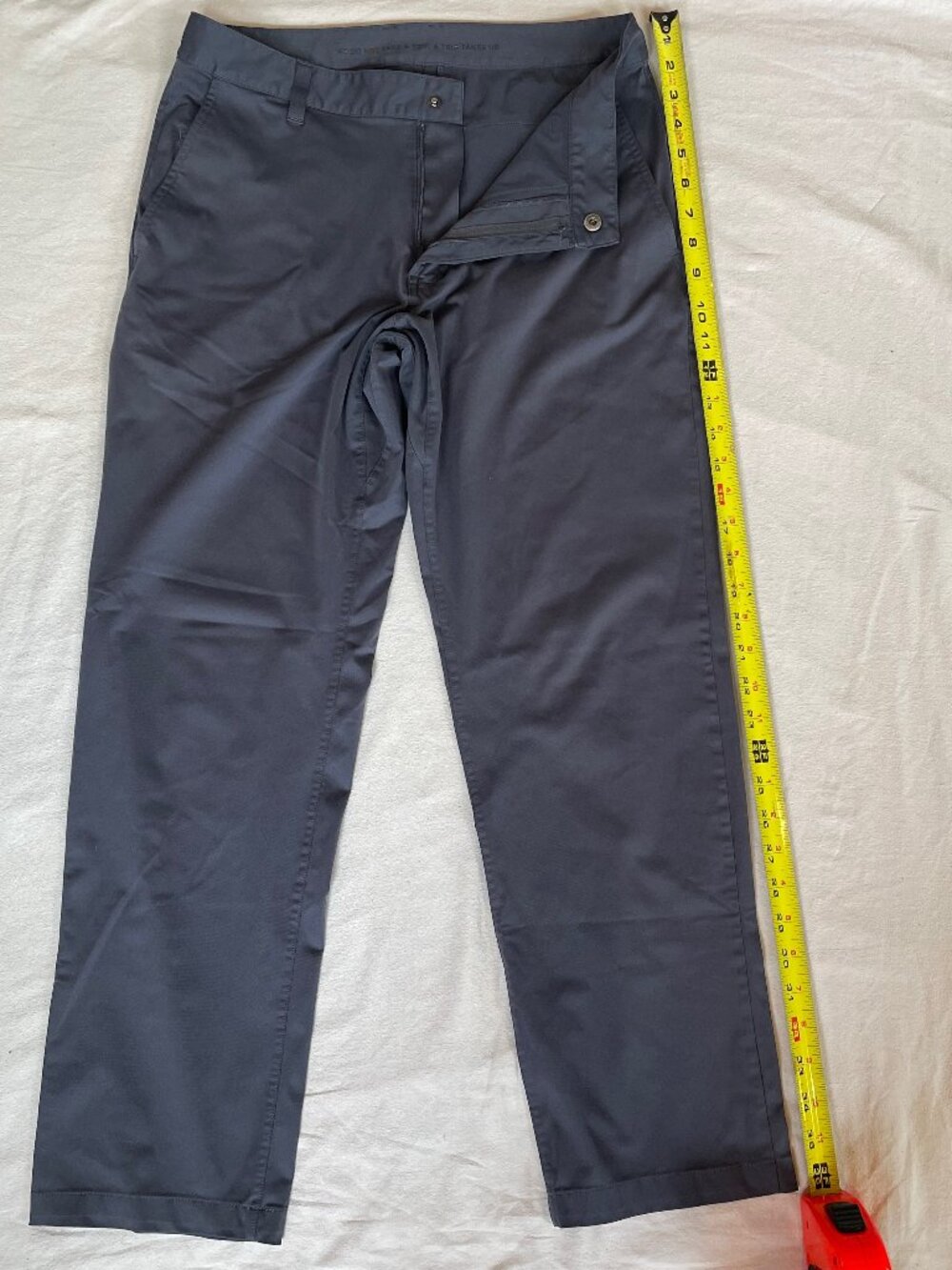 Rhone Men's Dark Navy Straight-Leg Pants 30